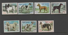 Cambodia Yv 919-25  1986 Stockolmia 86 Dogs, Mint Never Hinged - Farm