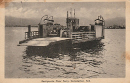 Restigouche River Ferry, Campbellton, New Brunswick Water Mark Top Left Corner - Sonstige