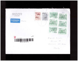 Ungheria - Lettera Con Interessante Affrancatura - Postmark Collection