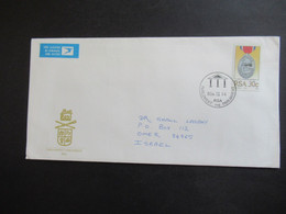 Afrika / RSA / Süd - Afrika 1984 / 85 Umschlag Parliament Parlement RSA By Airmail Nach Israel Gesendet - Cartas & Documentos