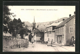 CPA Lapoutroie, Rue Principale, Au Fond Le Faudé - Lapoutroie