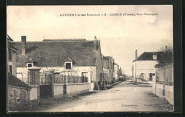 CPA Gurgy, Rue Principale, Vue De La Rue - Gurgy