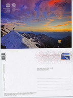 Rocky Mountains Montagnes Rocheuses UNESCO World Heritage Patrimoine Mondial Au Canada Postal STATIONNARY ENTIER POSTAL - 1953-.... Reign Of Elizabeth II