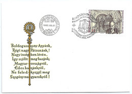 C0202 Hungary FDC Personality Mindszenty Religion Architecture - Théologiens