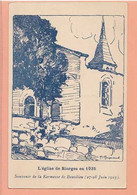 CPA France 42 - L'Eglise De Riorges En 1925 - Souvenir De La Kermesse De Beaulieu  - Achat Immédiat - Riorges