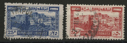 N° 195 25 Pi Oblitéré TRIPOLI + N° 196 50 Pi  Cote 12 € - Used Stamps