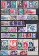 MONACO - 1942/1946 - BELLE SELECTION TIMBRES OBLITERES - COTE YVERT = 71.5 EUR. - Lots & Serien