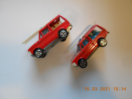 MAJORETTE 1970/80 / REF246 / 2 RANGE ROVER POMPIER SECOURS - Scala 1:160