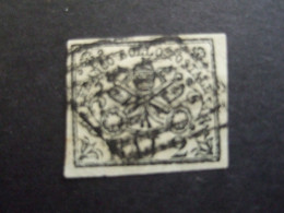 Delcampe - VATICAN 1852 MI 3 PAPAL ARMS. MH (A0709-TVN) - ...-1929 Préphilatélie