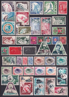 MONACO - 1953/1955 - BELLE SELECTION TIMBRES OBLITERES - COTE YVERT = 75 EUR. - Collections, Lots & Séries