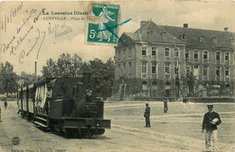 Lunéville * La Place Du Château * Train Locomotive * Ligne Chemin De Fer Meurthe Et Moselle - Luneville