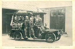 Nancy * Sapeurs Pompiers Casernés * Personnel Et Matériel * 1er Départ * Véhicule Voiture Pompier - Nancy