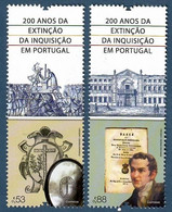 Portugal 23.04.2021 , 200 Anos Da Extincäo Da Inquisicäo Em Portugal - Postfrisch / MNH / (**) - Ungebraucht