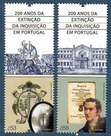 Portugal 23.04.2021 , 200 Anos Da Extincäo Da Inquisicäo Em Portugal - Postfrisch / MNH / (**) - Nuovi