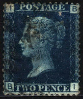 United Kingdom 1858 Mi 17 Penny Blue [plate 14] - Gebraucht