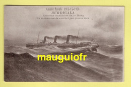 BATEAUX DE GUERRE / LE " BURDIGALA " CROISEUR AUXILLIAIRE DE 1er RANG  / BATAILLE NAVALE 1914-15-1916 - Warships
