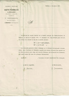 SA Des Hauts-fourneaux De Rodange, Tschiderer Directeur, 1875 + 4 Lettres Manuscrites Dont 3 De Richard (exp. Compt.) - Rodange