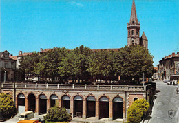 81 - Puylaurens - Le Clocher Et La Halle - Puylaurens