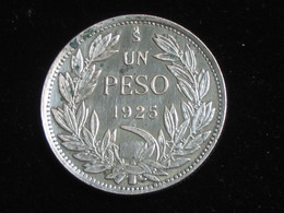 CHILI - 1 Un Peso 1925 - Republica De Chile  **** EN ACHAT IMMEDIAT **** - China