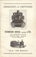 Catalogue KENNION BROS 1970s - KENNION'S Of Hertford K.B. For Quality - English