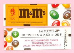 CARNET 2715-C 7 Marianne De Briat "M & M's" Daté 20/01/92 Fermé.  A SAISIR - Modernes : 1959-...
