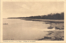 CPA Trappes La Plage L'Etang De St-Quentin - Trappes