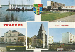 CPSM Trappes Vues Multiples Blason - Trappes