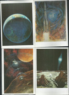 Star Way Of Humanity,16 Cartes Sur La Conquete Spaciale Des Russes Et Des Américains.Gagarin, Mc Call,Ron Miler,Leonov, - Astronomie
