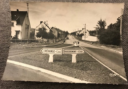 Faulquemont Créhange 1957 Panneau Mineur Cité Minière Freyming Merlebach Saint Avold - Faulquemont