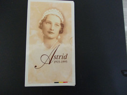 C/ FDC Zilveren Herdenkingsmunt Astrid 1935-1995 - 250Fr In Info Pochet - FDC, BU, BE & Muntencassettes