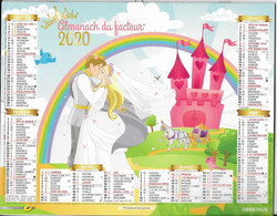 CALENDRIER 2020  PRINCESSE ET PRINCE Et LICORNES - Grossformat : 2001-...