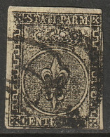 Italy Parma 1852 Sc 1 Sa 1 Used Trimmed - Parme