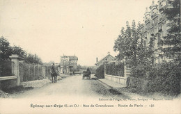 CPA FRANCE 91 "Epinay Sur Orge, Rue De Grandvaux" - Epinay Sous Senart