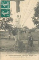 CPA FRANCE 13 "Marseille, Exposition Internationale D'Electricité, 1908 " / BALLON - Exposición Internacional De Electricidad 1908 Y Otras