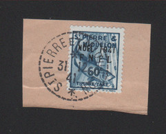 St Pierre Et Miquelon Taxe N° 48, 60 C Oblitéré Sur Fragment - Portomarken