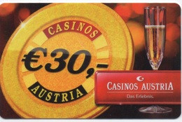 Casino S Austria €30,- Jeton - Casinokarten