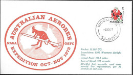 Australia Space Cover 1973. Aerobee Rocket Launch Woomera - Oceania