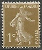 Vends Semeuse Camée 1c Bistre-brun N°277B** - Unused Stamps