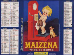 CALENDRIER 2006  PUB MAIZENA Et CHOCOLAT BESNIER Le Mans - Grand Format : 2001-...