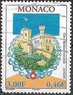 MONACO 2001 Europa. Water Resources - 3f - Monaco Palace FU - Used Stamps