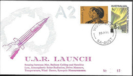 Australia Space Cover 1971. Upper Atmosphere Rocket Launch. Woomera ##13 - Oceanía