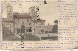 ROMA (LAZIO) - ACCADEMIA Di FRANCIA  - Trinità Dei Monti-  (litho A Colori) -  1908 - Onderwijs, Scholen En Universiteiten