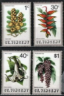 St. Vincent 1972 Mi 316-319 Flowers Of S. Vicent - MNH - St.Vincent (1979-...)