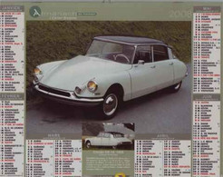 CALENDRIER 2008  VOITURES  Citroen DS 19 1956 Et Renault R3 (prototype 4L) 1961 - Groot Formaat: 2001-...