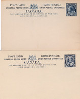 2 Carte Entier Postaux - Other & Unclassified