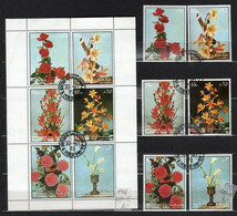 Sharjah 1972 Mi 1210A-1215A Flowers - CTO - Sharjah