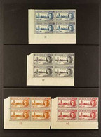 1946 VICTORY - BRITISH COMMONWEALTH SPECIALISED COLLECTION All Different Never Hinged Mint Lower Left CORNER BLOCKS OF F - Other & Unclassified