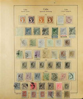 CARIBBEAN ISLANDS 1855-1931 "OLDE TYME" MINT & USED COLLECTION On Ancient Pages, Virtually All Different, Includes Good  - Other & Unclassified