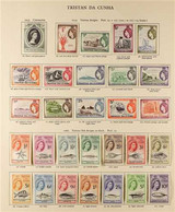 BRITISH ATLANTIC ISLANDS 1953-1966 VERY FINE MINT All Different Collection On Printed Pages. With Ascension Including 19 - Autres & Non Classés