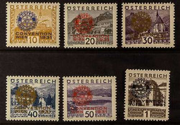 1931 Rotarian Congress Set, SG 666/671, Fine Mint (6 Stamps). For More Images, Please Visit Http://www.sandafayre.com/it - Other & Unclassified